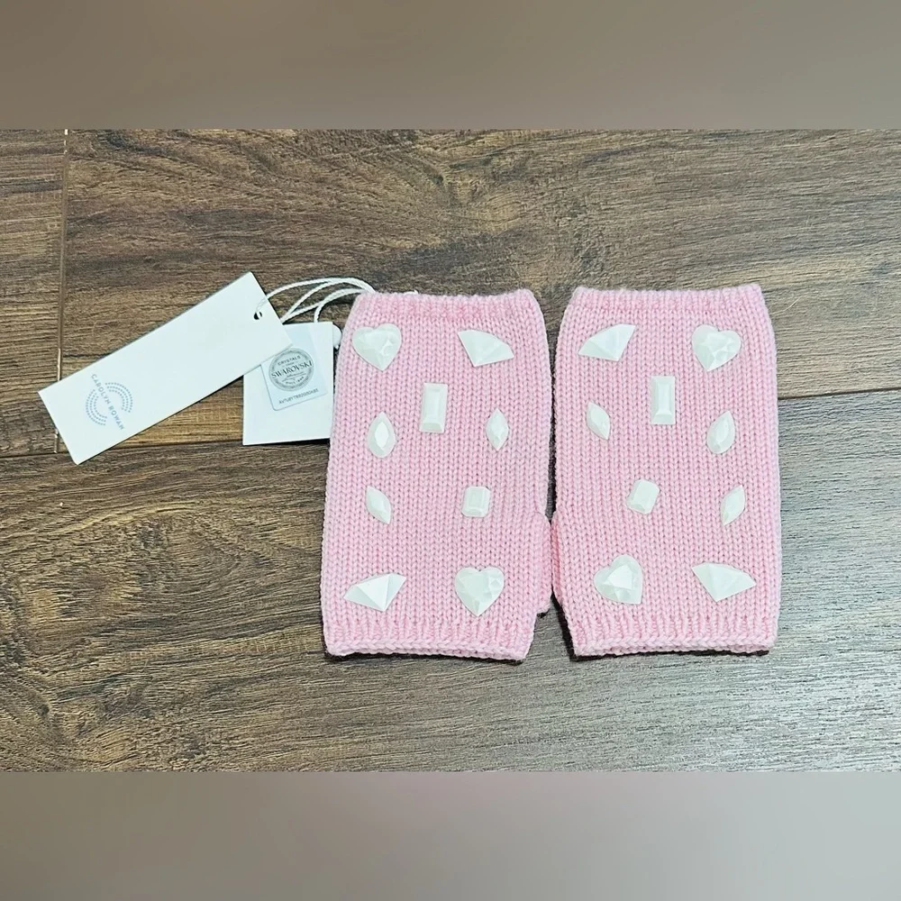 Girl's Carolyn Rowan x Stephanie Gottlieb Merino Wool Fingerless Gloves